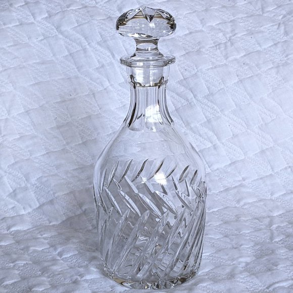Czechoslovakia Cut Lead Crystal Decanter - Etsy Vintage Czech Czechoslovakia Hand Cut Clear Lead Crystal Decanter With Stopper